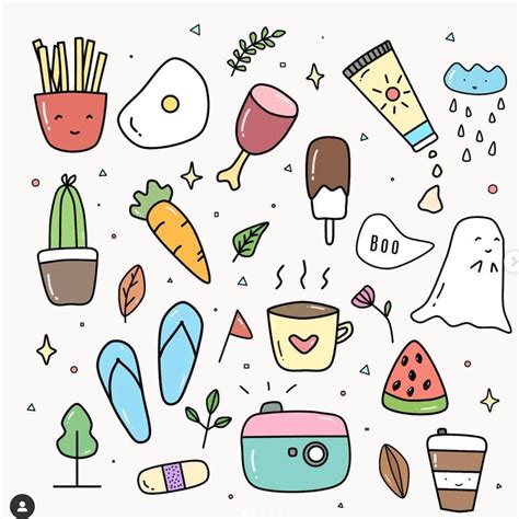 easy food drawing ideas